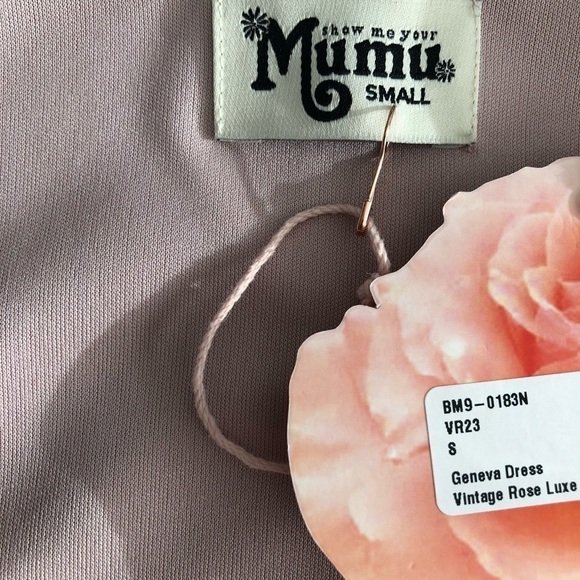 NEW Show Me Your Mumu Geneva Vntg Rose Luxe Gown - Picture 5 of 12
